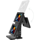 CTA Digital Triple Screen Adjustable Kiosk with 3 Universal Security Enclosures