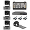 BZBGear Podcast Kit with 3 x 30x PTZ Cameras/Mixer/PoE Switch/Wall Mount/Cable