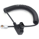 DigitalFoto Solution Limited Coiled D-Tap to RED KOMODO Camera Power Cable (13-19")