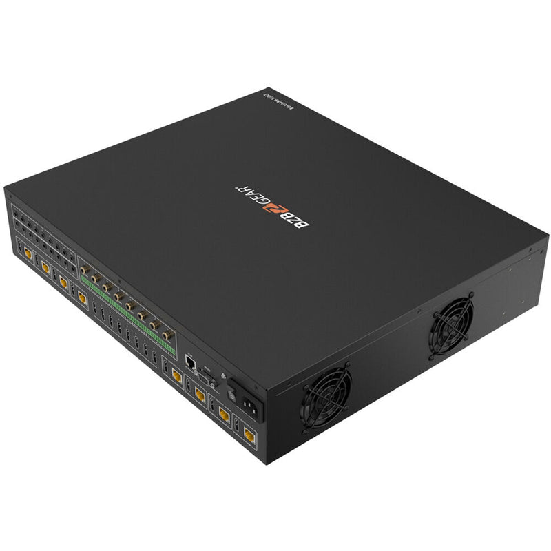 BZBGear 8x8 UHD 4K 18 Gb/s HDMI/HDBaseT Matrix Switch with IR/EDID/Downscaling