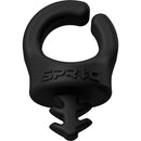 Sprig Big Cable Management Device for 3/8"-16 Threaded Holes (Black, 3-Pack)