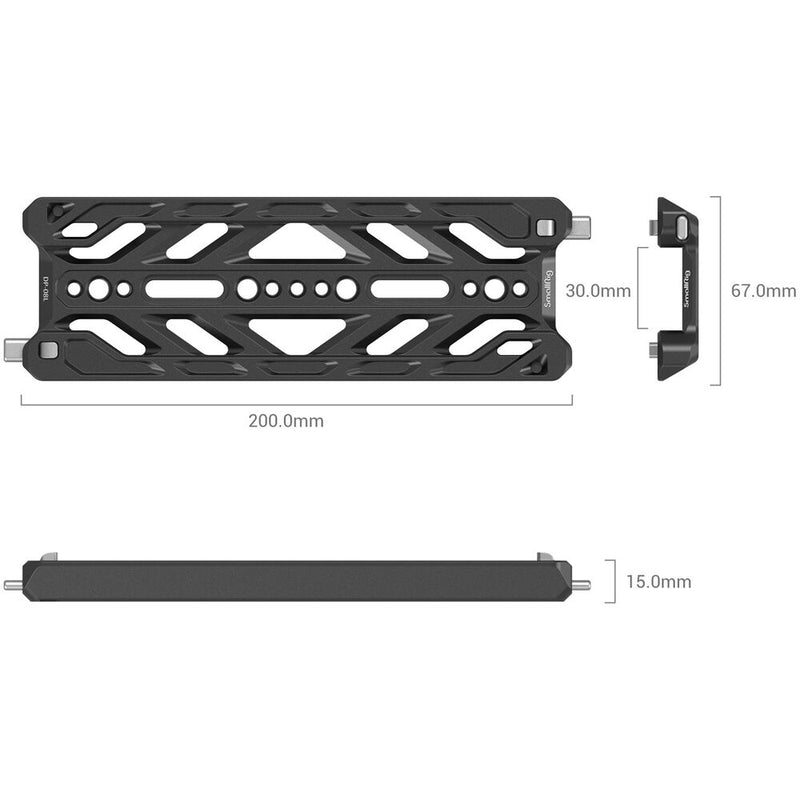 SmallRig Lightweight ARRI-Standard Dovetail Plate (8")