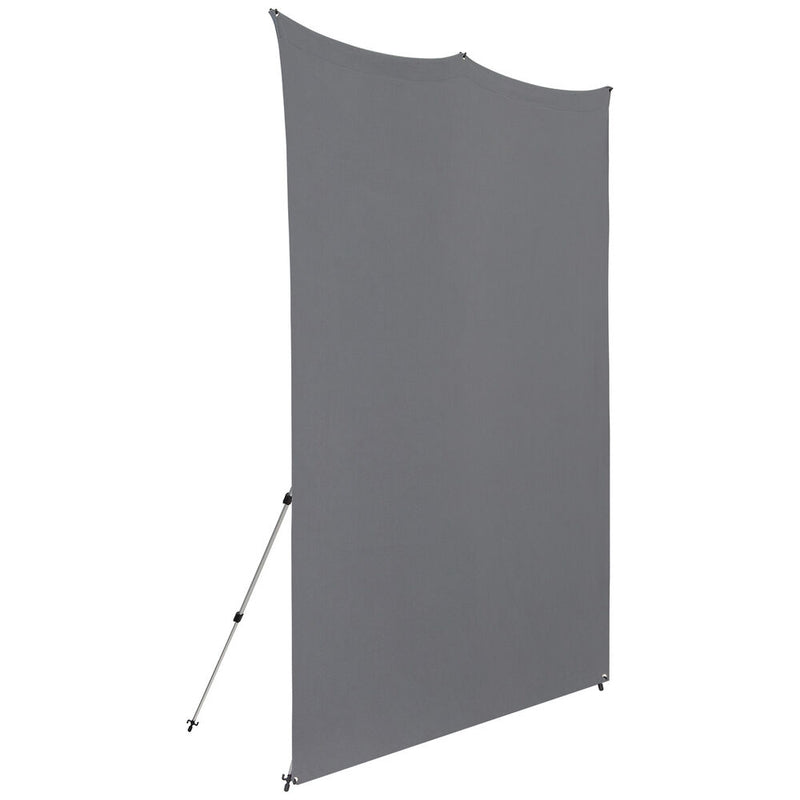 Westcott X-Drop Fabric Backdrop Kit (Neutral Gray, 8 x 8')