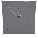 Westcott X-Drop Fabric Backdrop Kit (Neutral Gray, 8 x 8')