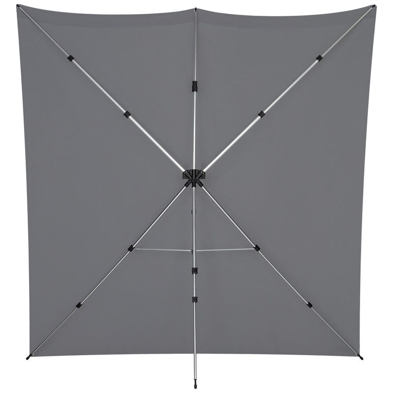 Westcott X-Drop Fabric Backdrop Kit (Neutral Gray, 8 x 8')