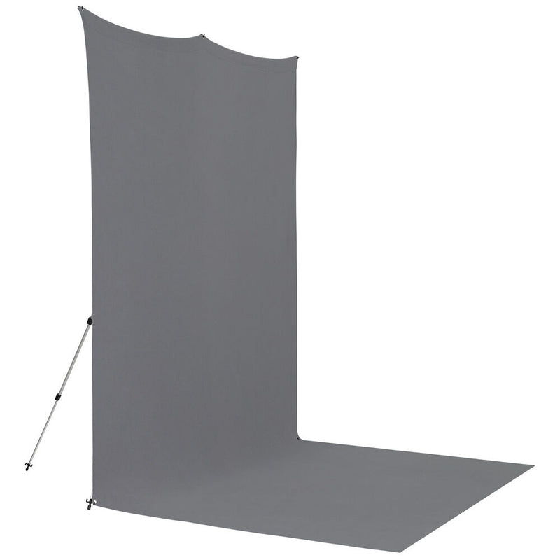 Westcott X-Drop Fabric Backdrop Kit (Neutral Gray, 8 x 13')