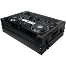 ProX Flight Case for Pioneer DDJ-REV7 Controller with 1 RU Rackspace and Wheels (All Black)