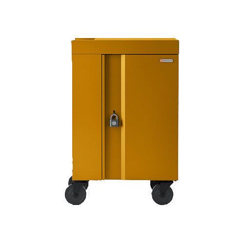 Bretford CUBE Cart Mini Pre-Wired (24 Devices, Mustard)