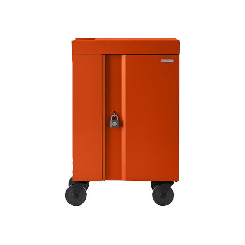 Bretford CUBE Cart Mini Pre-Wired (24 Devices, Tangerine)