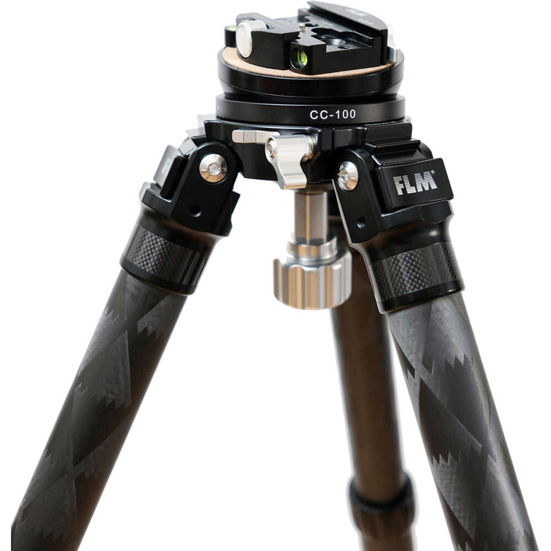 FLM 42-L2 Atlas2-Section Carbon Fiber Tripod with 100mm Bowl Adapter and Half-Ball Leveler Kit