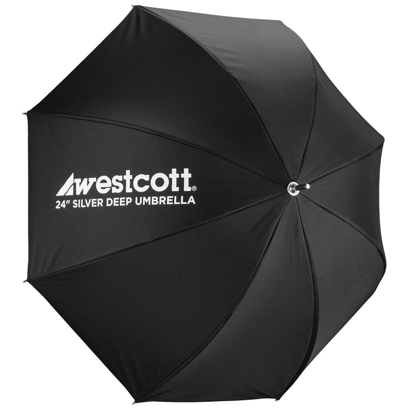 Westcott Deep Silver Bounce Umbrella (24")