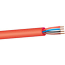 West Penn Plenum-Rated 60164B 16 AWG 4-Conductor Unshielded Fire Alarm Cable (1000', Red)