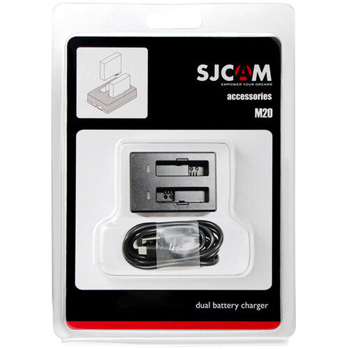 SJCAM Dual-Slot Charger for M20 Series Battery