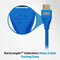 Comprehensive MicroFlex Pro AV/IT Integrator Ultra High-Speed HDMI Cable with Ethernet (Cool Blue, 9')