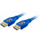 Comprehensive MicroFlex Pro AV/IT Integrator Ultra High-Speed HDMI Cable with Ethernet (Cool Blue, 3')