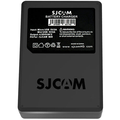 SJCAM Dual-Slot Charger for M20 Series Battery