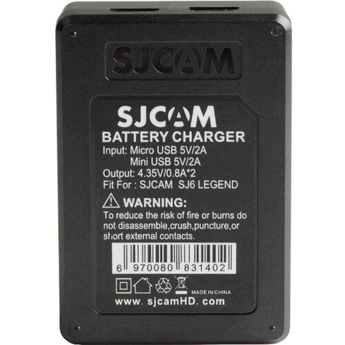 SJCAM Dual-Slot Charger for SJ6 Series Battery