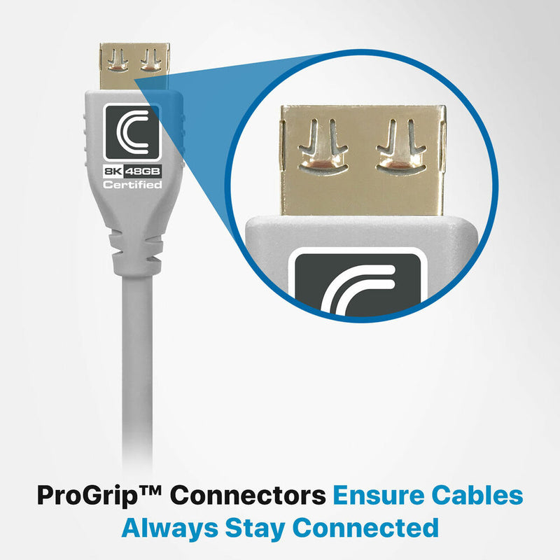 Comprehensive MicroFlex Pro AV/IT Integrator Ultra High-Speed HDMI Cable with Ethernet (Graphite Grey, 6')