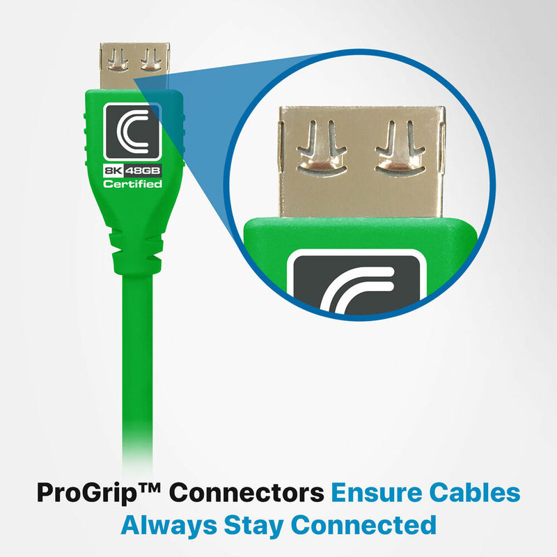 Comprehensive MicroFlex Pro AV/IT Integrator Ultra High-Speed HDMI Cable with Ethernet (Green, 9')