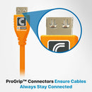 Comprehensive MicroFlex Pro AV/IT Integrator Ultra High-Speed HDMI Cable with Ethernet (Orange, 6')