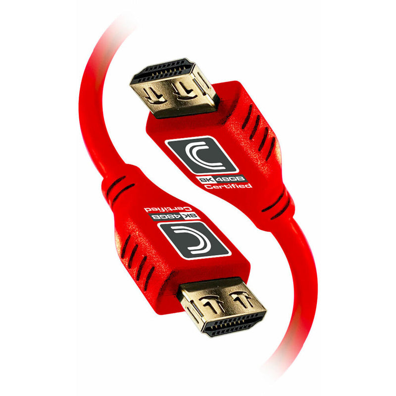 Comprehensive MicroFlex Pro AV/IT Integrator Ultra High-Speed HDMI Cable with Ethernet (Red, 3')