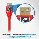 Comprehensive MicroFlex Pro AV/IT Integrator Ultra High-Speed HDMI Cable with Ethernet (Red, 9')