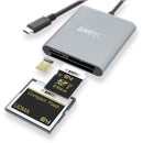 EMTEC 3-in-1 USB Type-C Card Reader