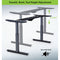 Uncaged Ergonomics Rise Up 2-Stage Electric Height-Adjustable Standing Desk Frame