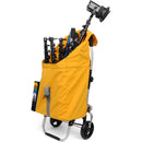 ORCA OR-542 Accessories Cart with Detachable Backpack (Yellow)