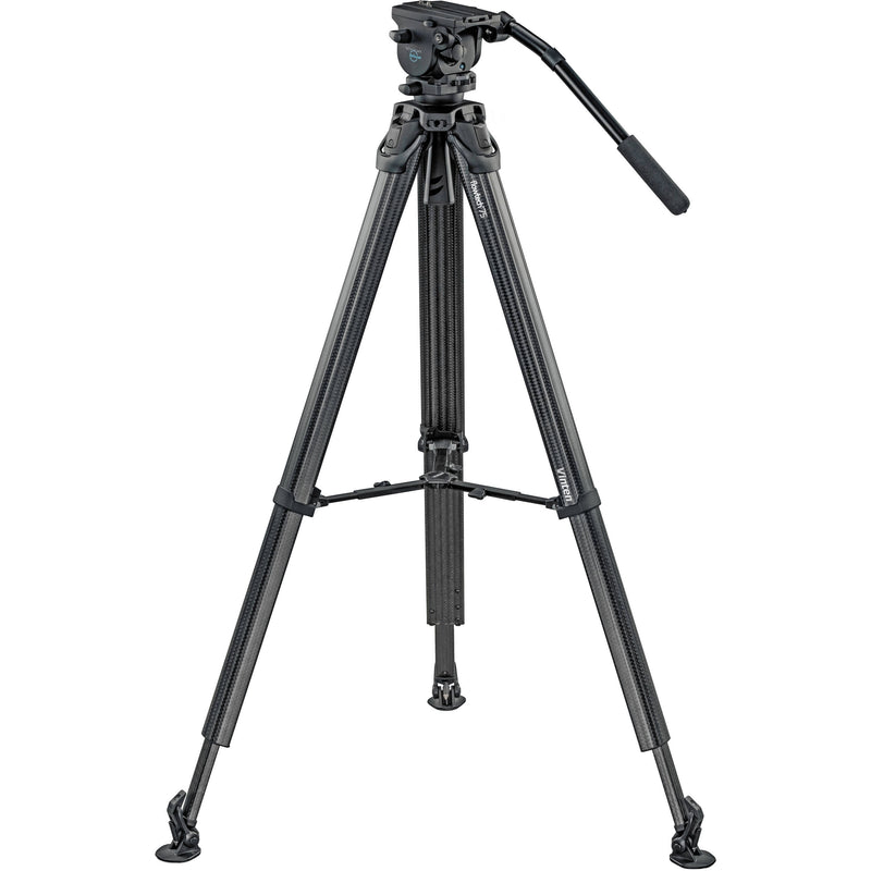 Vinten System Vision Blue flowtech75 with Mid-Level Spreader Tripod Kit