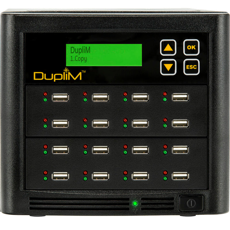 DupliM 15-Target USB Copy Tower Flash Drive Duplicator