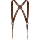 Coiro Dual Camera Harness (Brown)