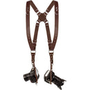 Coiro Dual Camera Harness (Brown)