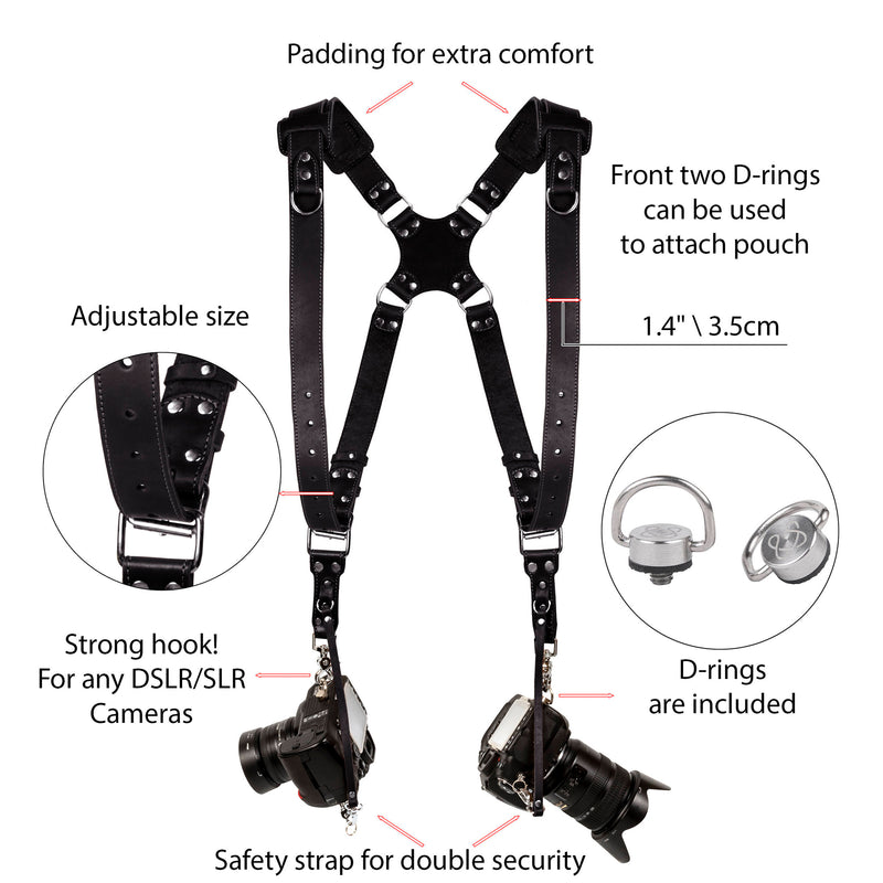 Coiro Padded Harness (Black)