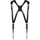 Coiro Skinny Dual Camera Harness (Black)