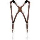 Coiro Skinny Dual Camera Harness (Brown)