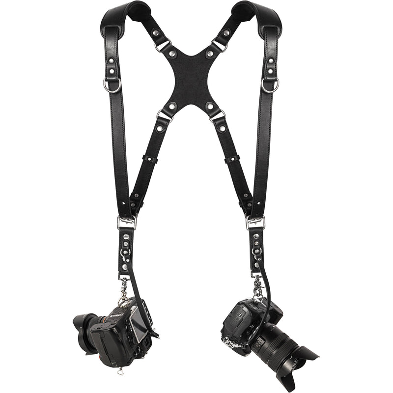 Coiro Skinny Dual Camera Harness (Black)