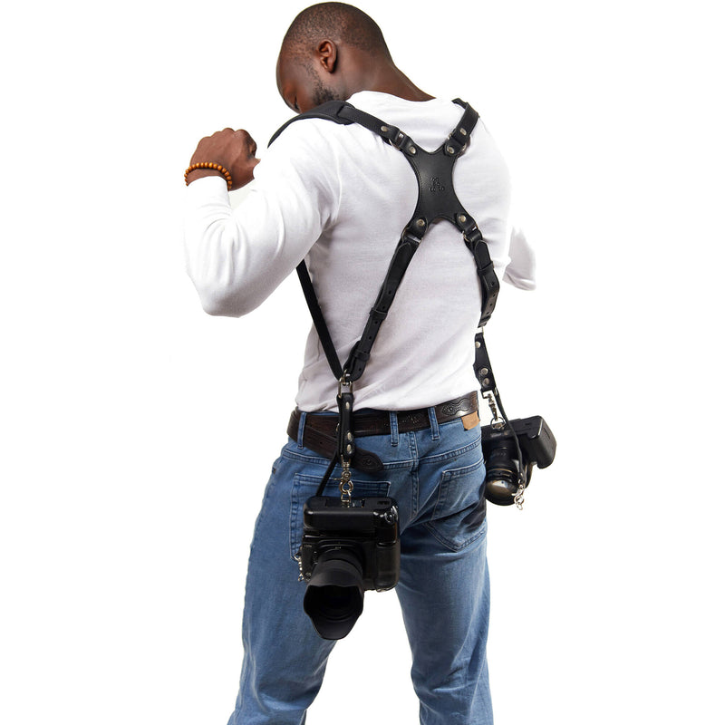 Coiro Skinny Dual Camera Harness (Black)