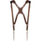 Coiro Skinny Dual Camera Harness (Brown)