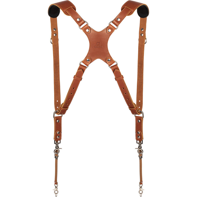 Coiro Skinny Dual Camera Harness (Tan)