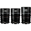 Venus Optics Laowa Nanomorph S35 Prime 3-Lens Bundle (ARRI PL & Canon EF, Silver Flare)