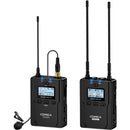 Comica Audio CVM-WM200C PRO Camera-Mount Wireless Omni Lavalier Microphone System with Backup Recording (534 to 589 MHz)