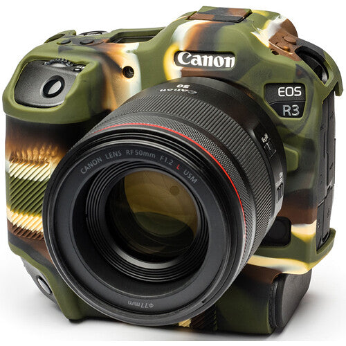 easyCover Silicone Protection Cover for Canon EOS R3 (Camo)