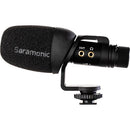 Saramonic Vmic Mini S Multi-Pattern Camera-Mount Shotgun Microphone for Cameras and Smartphones