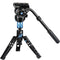 Sirui P-325FL 5-Section Carbon Fiber Monopod&nbsp;with VH-10 Video Head