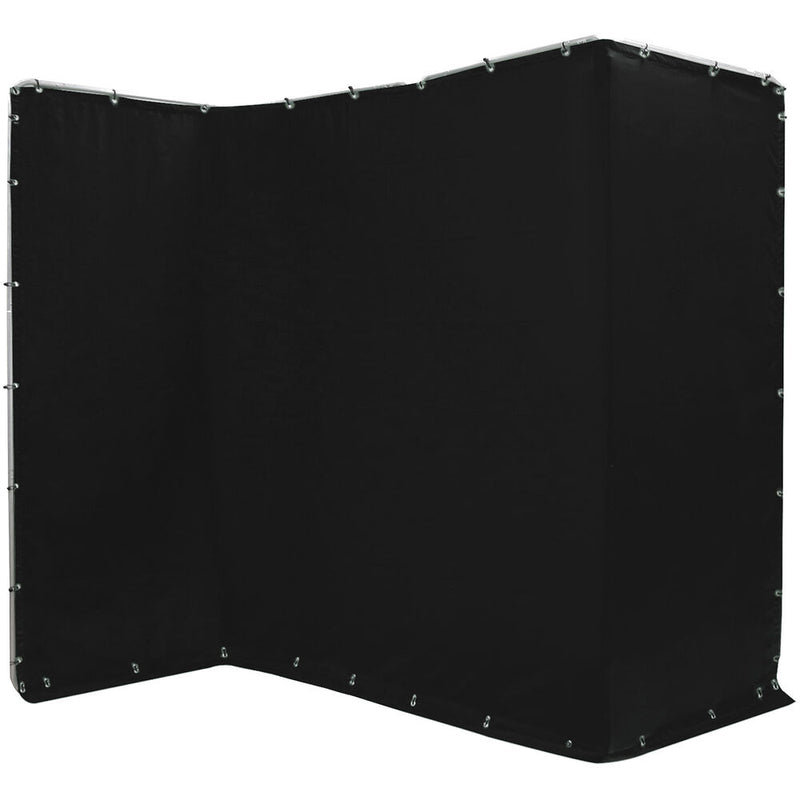 ikan Portable Panoramic Backdrop Screen (Black, 13.1 x 7.8')