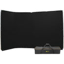 ikan Portable Panoramic Backdrop Screen (Black, 13.1 x 7.8')