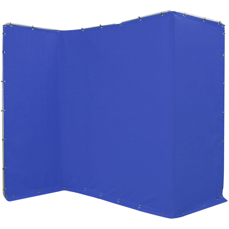 ikan Portable Panoramic Chroma-Key Backdrop Screen (Chroma-Key Blue, 13.1 x 7.8')