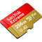 SanDisk 256GB Extreme UHS-I microSDXC Memory Card with SD Adapter