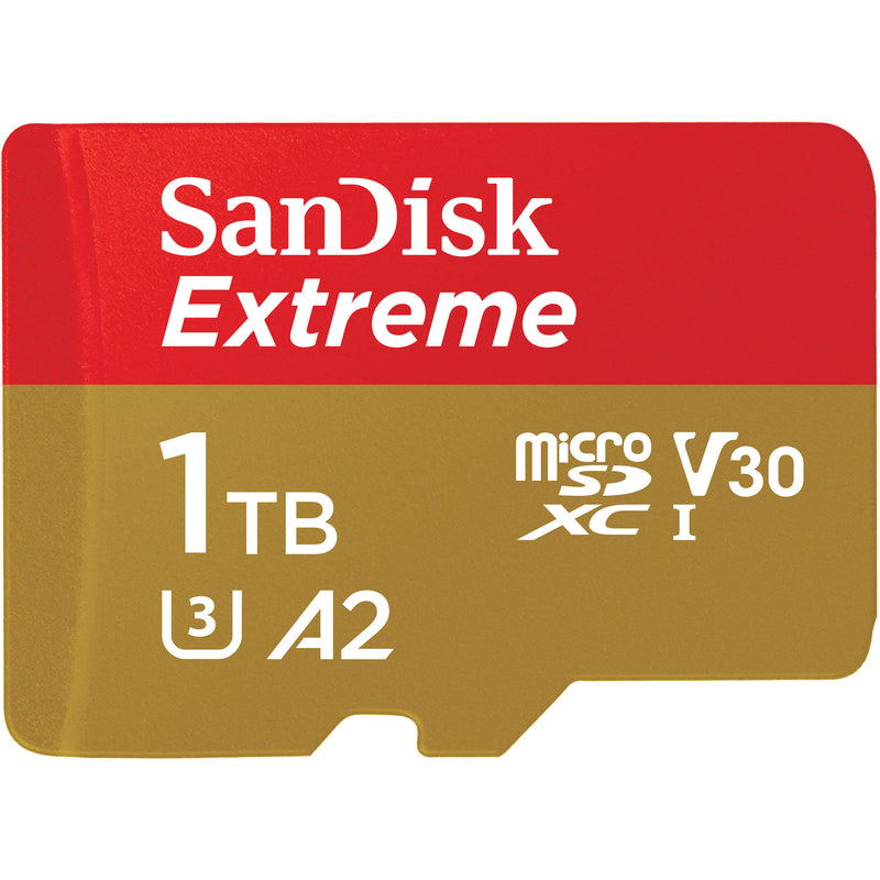 SanDisk 1TB Extreme UHS-I microSDXC Memory Card with SD Adapter